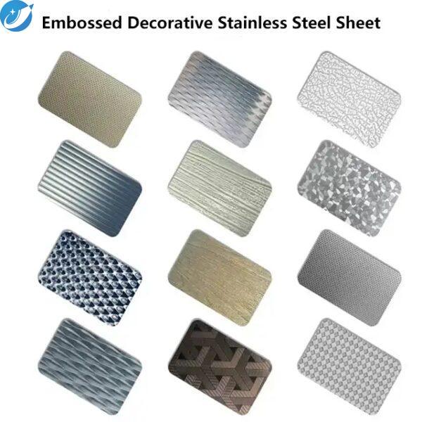 Enhance Your Design with Embossed Stainless Steel Sheet: Versatile and Stylish - Image 2