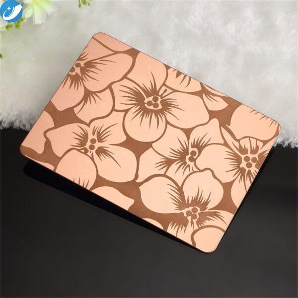 H8c24b64bf5b449e7bbea990f5750671d9 Etched Stainless Steel Sheet: Aesthetic Designs for Architectural Applications - Image 1