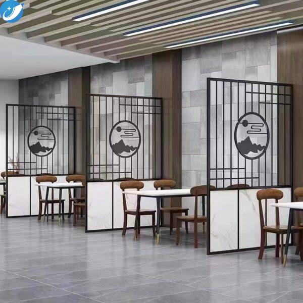 屏风 (1) The Versatility and Elegance of Stainless Steel Partition Screens - Image 1