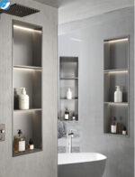 Transform Your Bathroom with Stylish Stainless Steel Wall Niches - Image 2