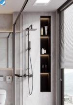 Enhance Your Shower Space with Sleek Stainless Steel Wall Niches - Image 2