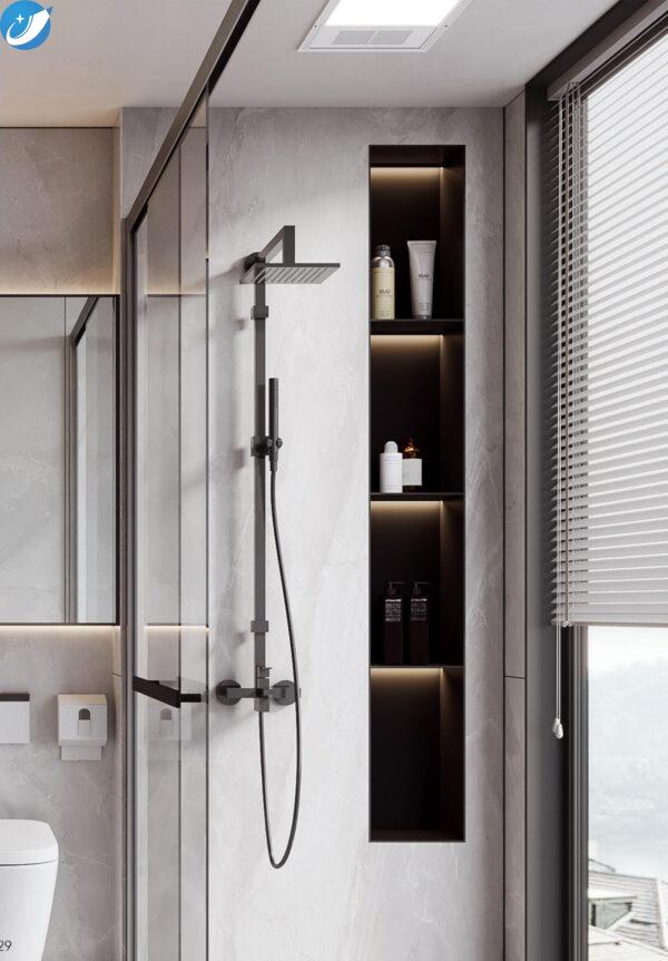 Enhance Your Shower Space with Sleek Stainless Steel Wall Niches - Image 2