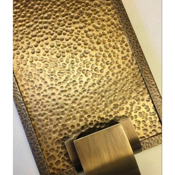 Hammer Pattern Art Color Stainless Steel Sheet For Interior Design - Image 3