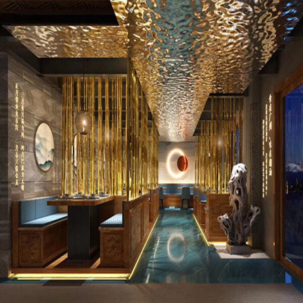 Water Ripple Stainless Steel Sheets For Ceiling Decoration - Image 2