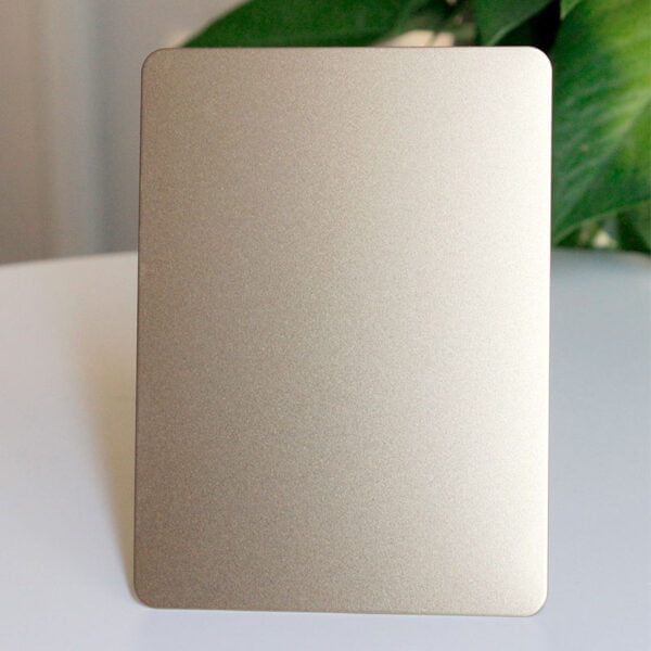 喷砂-黄玫瑰-1 Anti Scratch Sandblasting Stainless Steel Sheet - Image 1