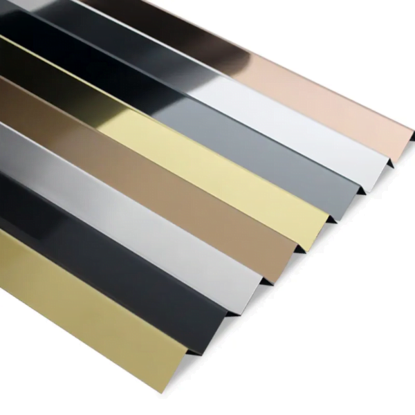 L Shape Stainless Steel Metal Tile Trim - Image 2