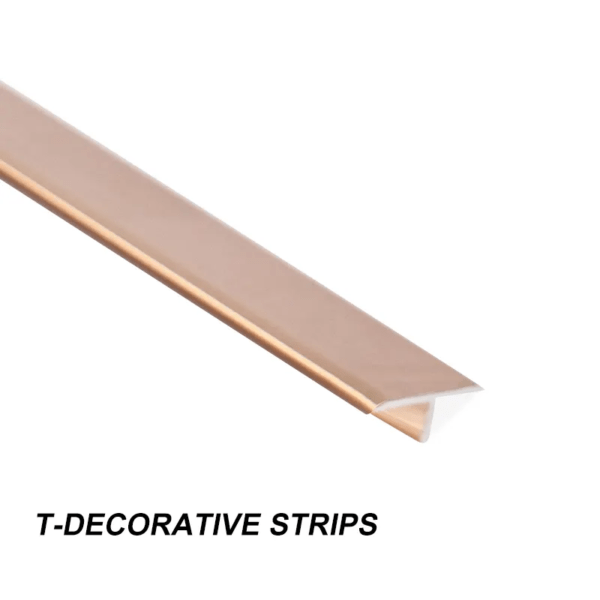 T Profile Stainless Steel Tile Trim Corners For Decoration Wall Panels - Image 2
