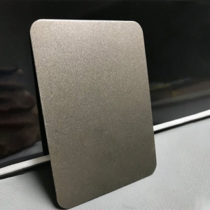 Customized Color Sand Blasted PVD Decorative Stainless Steel Sheet