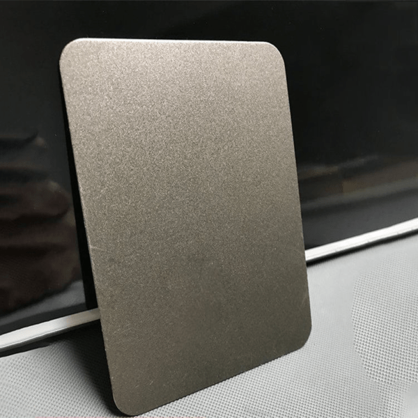 Customized Color Sand Blasted PVD Decorative Stainless Steel Sheet - Image 1